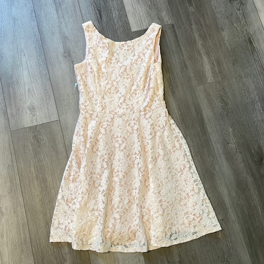 Bridal Flower lace skater dress